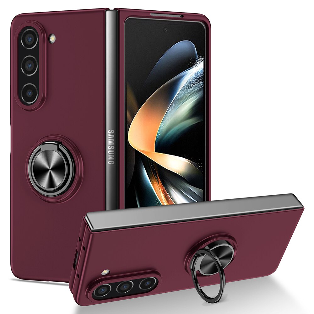 Magnetic Shockproof Case with Ring Stand For Samsung Galaxy Z Fold