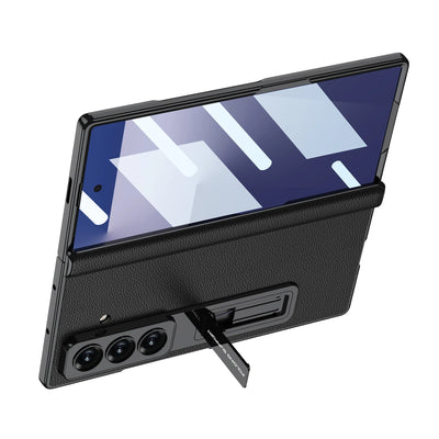 Premium Leather Magnetic Stand Case