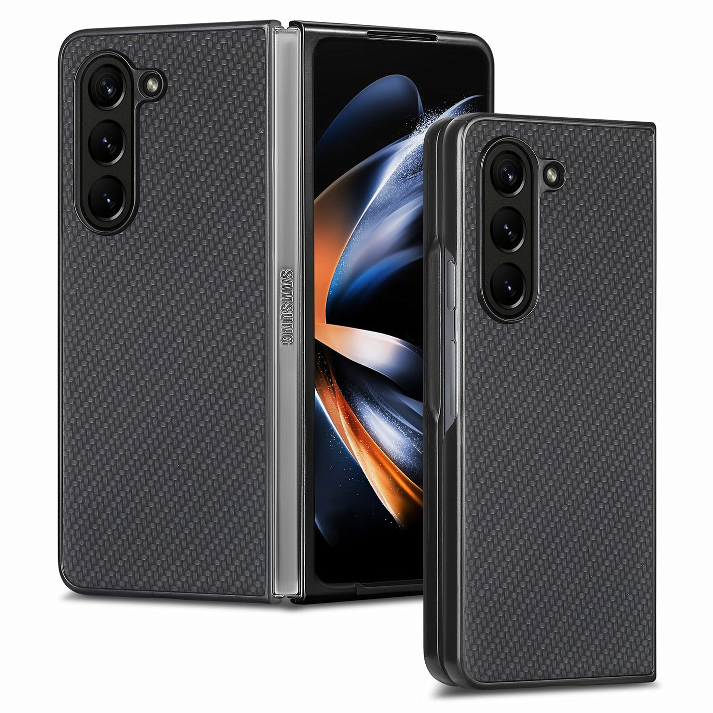 Shockproof Carbon Fiber Case for Samsung Galaxy Z Fold 5