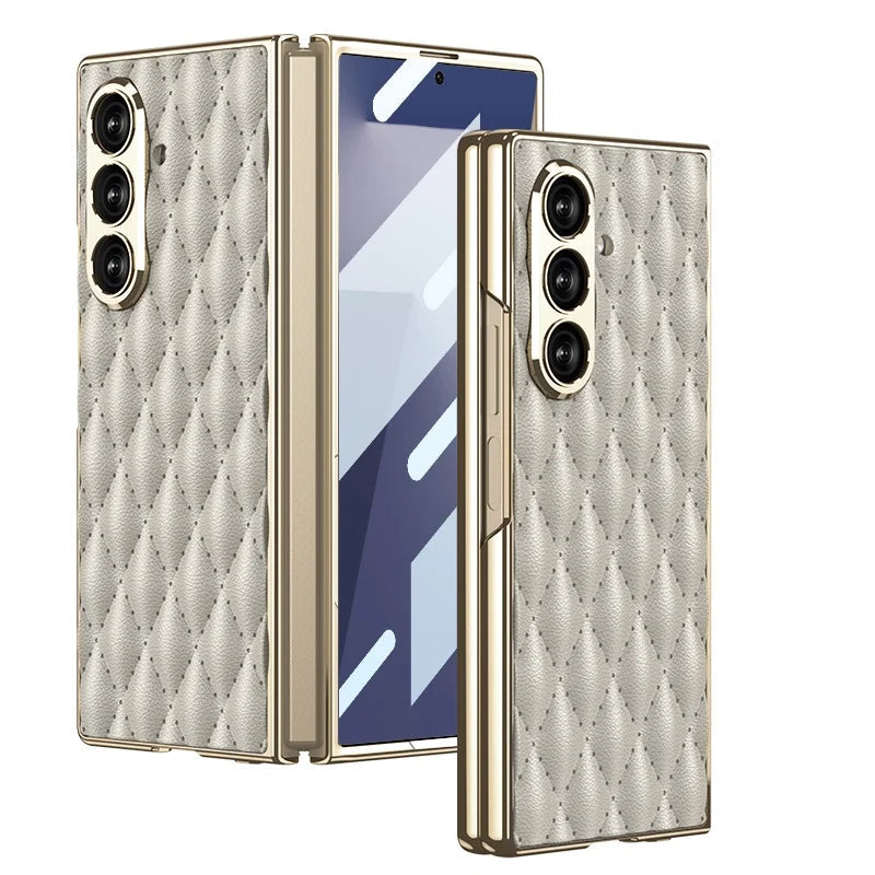 Premium Diamond-Texture Z Fold 7 Case