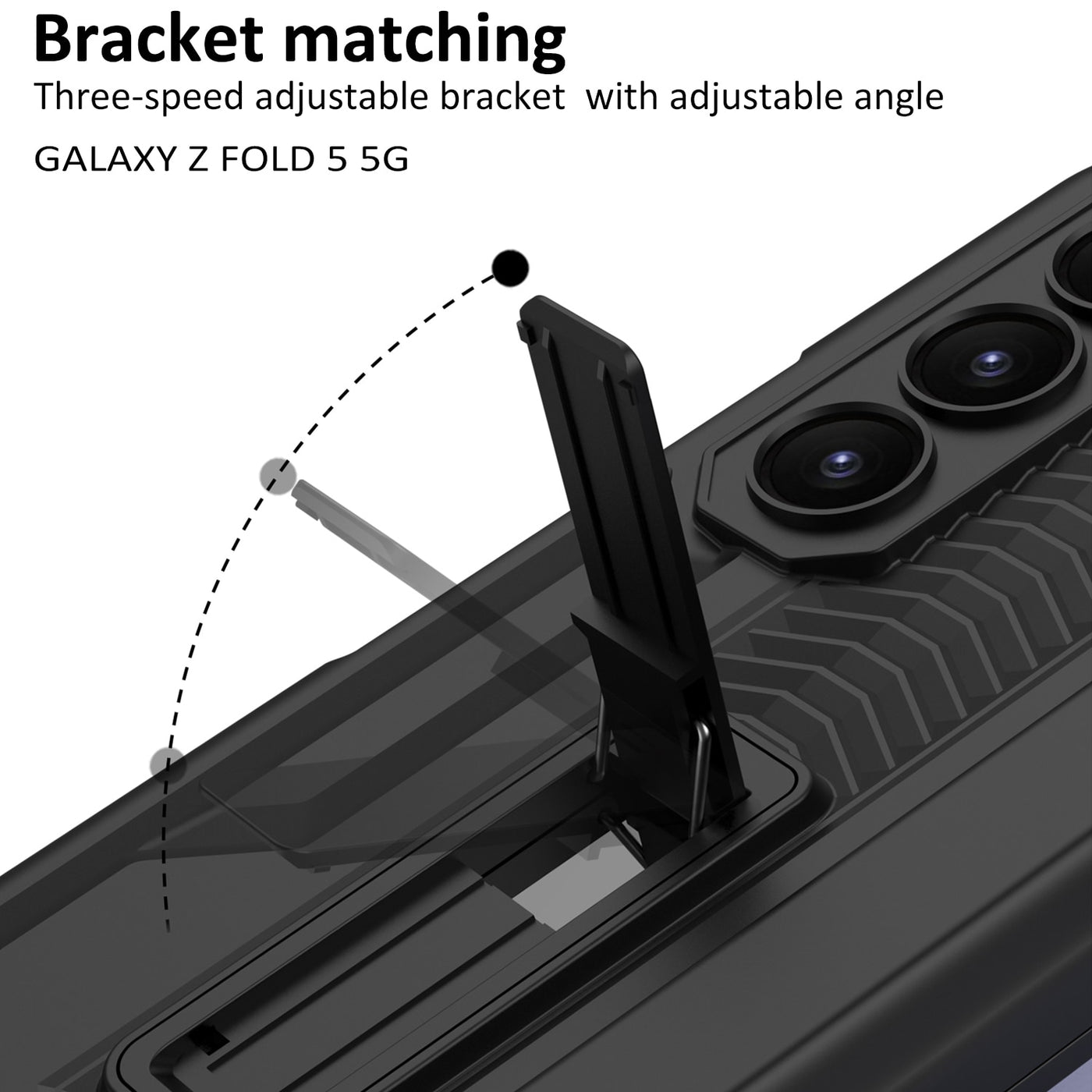 Shockproof Case with Bracket & Pen Holder For Samsung Galaxy Z Fold 5