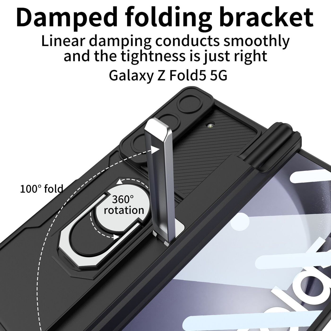 Shockproof Matte Case with Bracket & Pen Slot Holder For Samsung