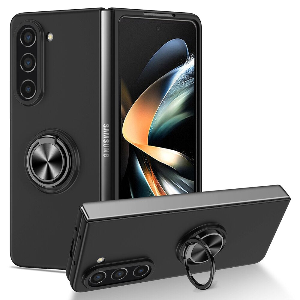 Magnetic Shockproof Case with Ring Stand For Samsung Galaxy Z Fold