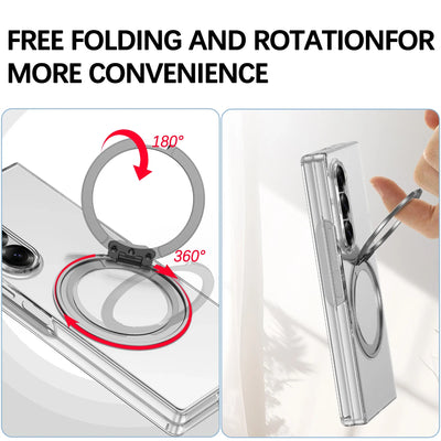Clear Case with 360° Rotating Kickstand