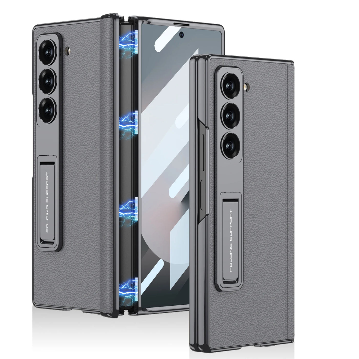 Premium Leather Magnetic Stand Case