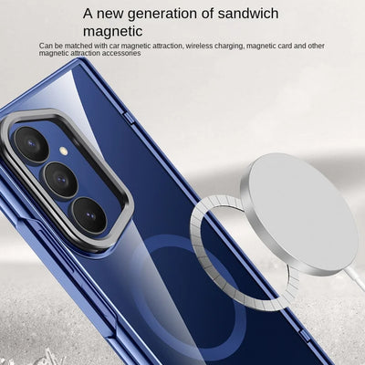 Clear Magnetic Case with Kickstand