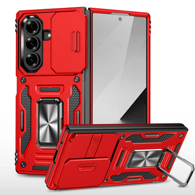 Rugged Armor Sliding Camera Case with Metal Kickstand