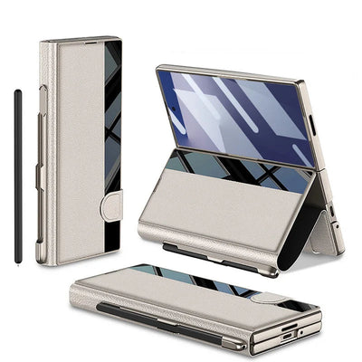 Flip Stand Case with Pen Slot & Film