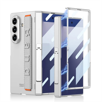 Magnetic Kickstand Case with Hand Strap