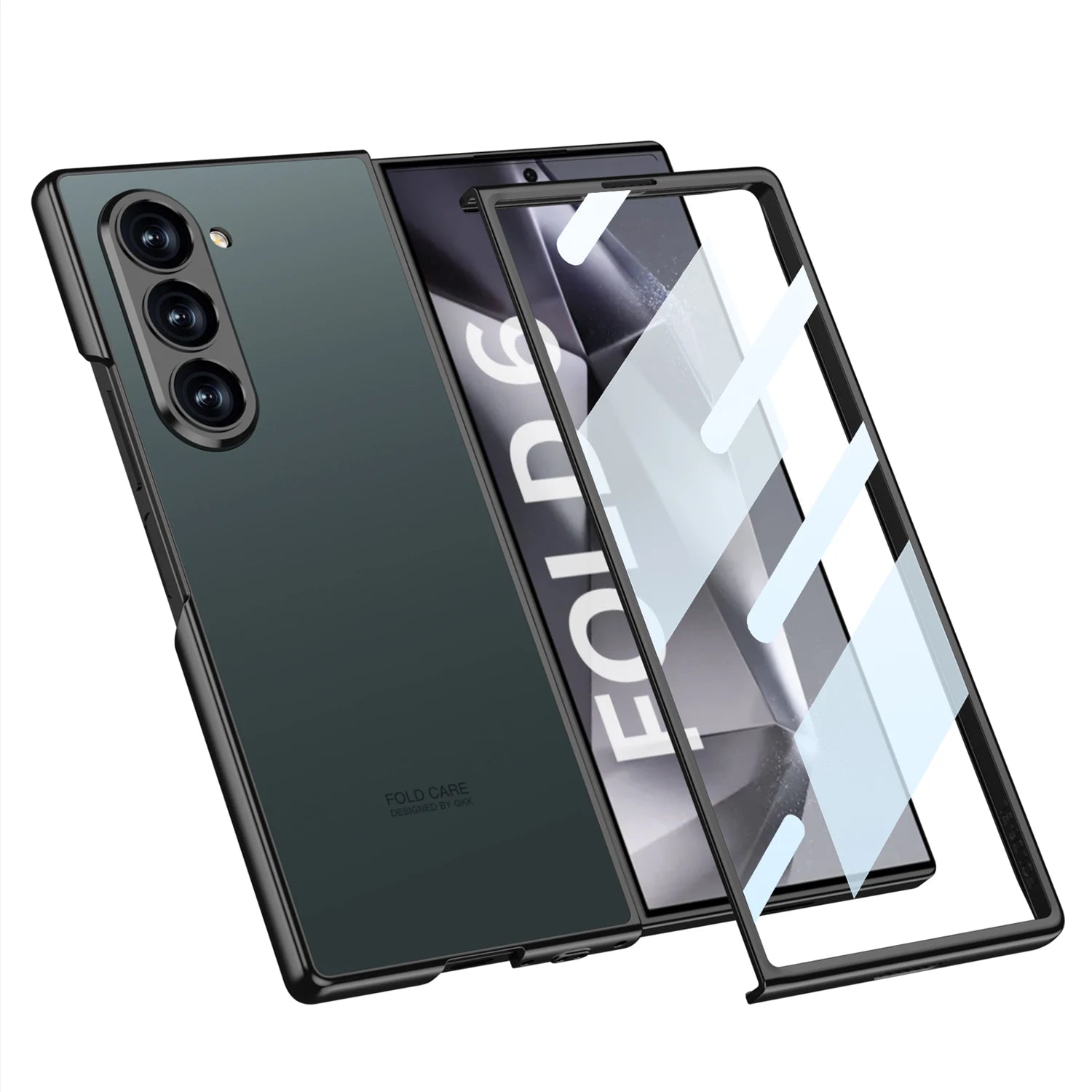 Anti-Fall Protective Case With Screen Protector For Samsung Galaxy Z F ...