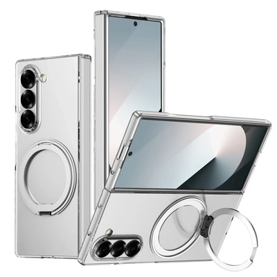 Clear Case with 360° Rotating Kickstand