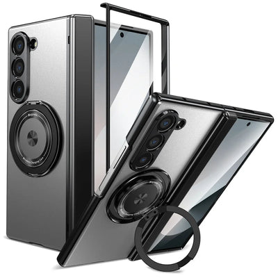 Magnetic Armor Case with Stand for Samsung Galaxy Z Fold 7