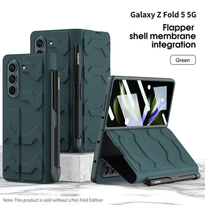 Leather Case with Side Pen slot for Samsung Galaxy Z fold 5