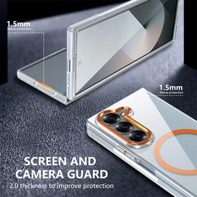 Clear Magnetic Case with Ring