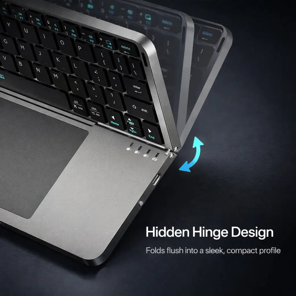Touch Nova | Foldable Wireless Keyboard with Touchpad – The Z Fold