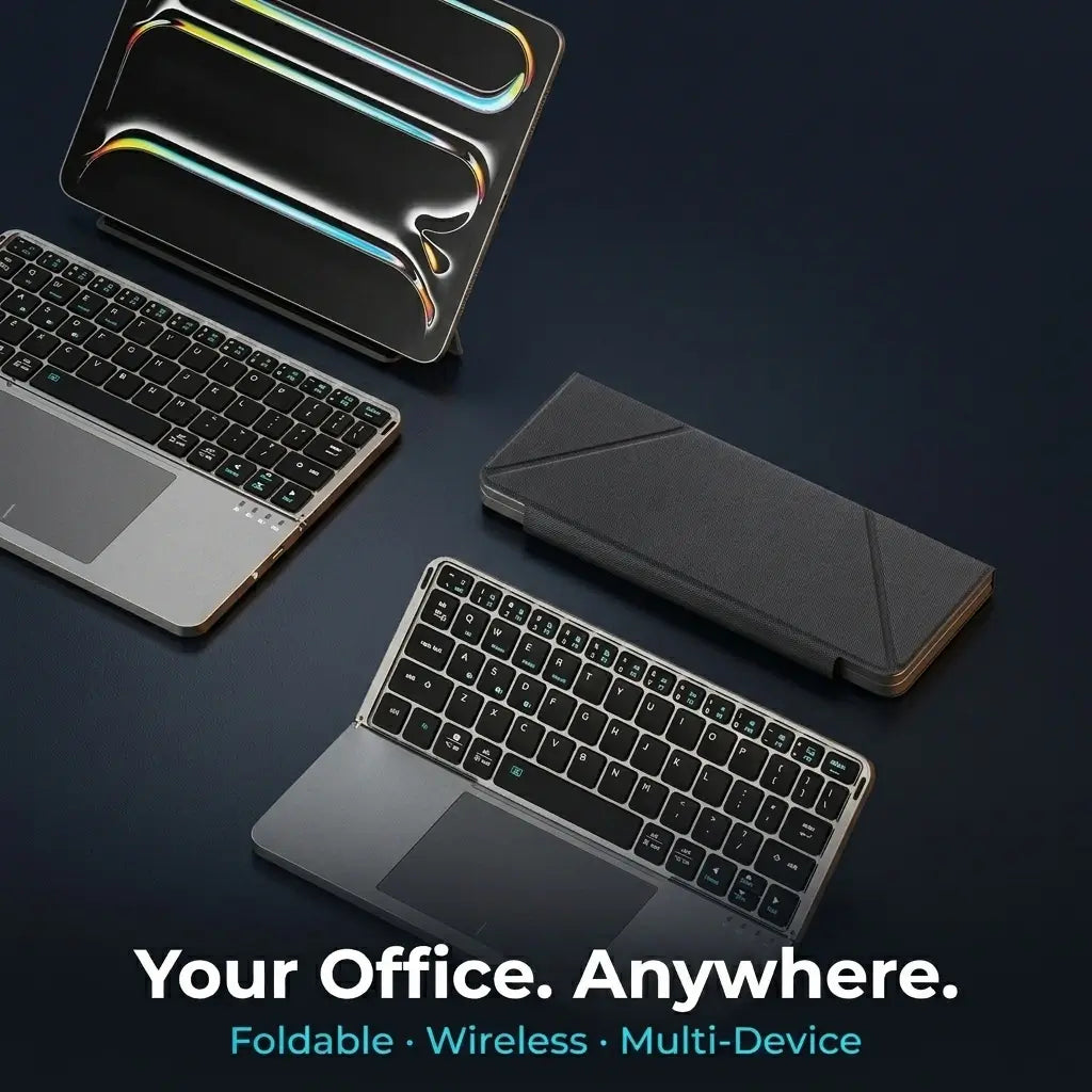 Touch Nova | Foldable Wireless Keyboard with Touchpad – The Z Fold