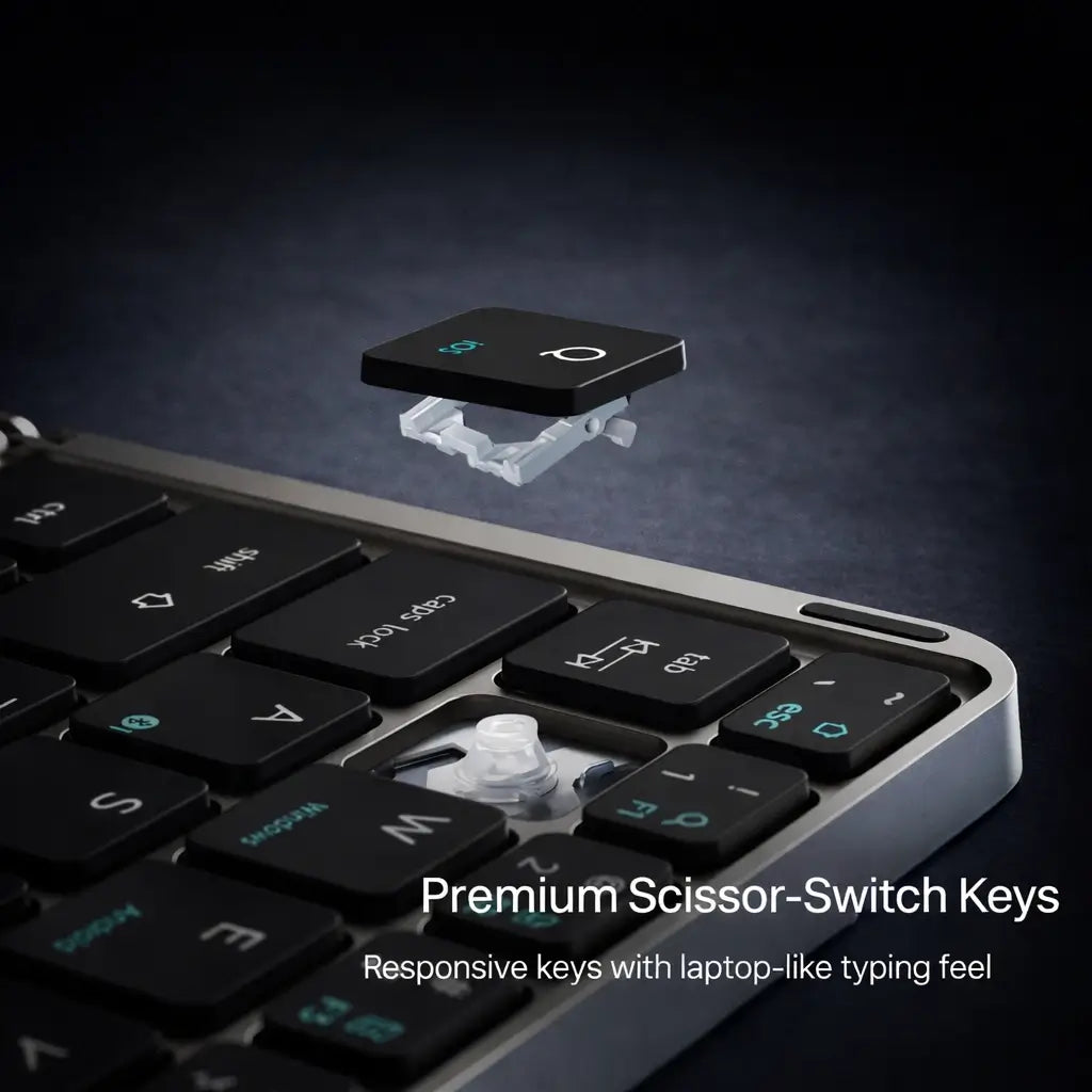 Touch Nova | Foldable Wireless Keyboard with Touchpad – The Z Fold