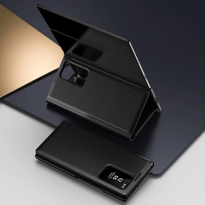 Leather Window Wallet Case for Galaxy Z TriFold