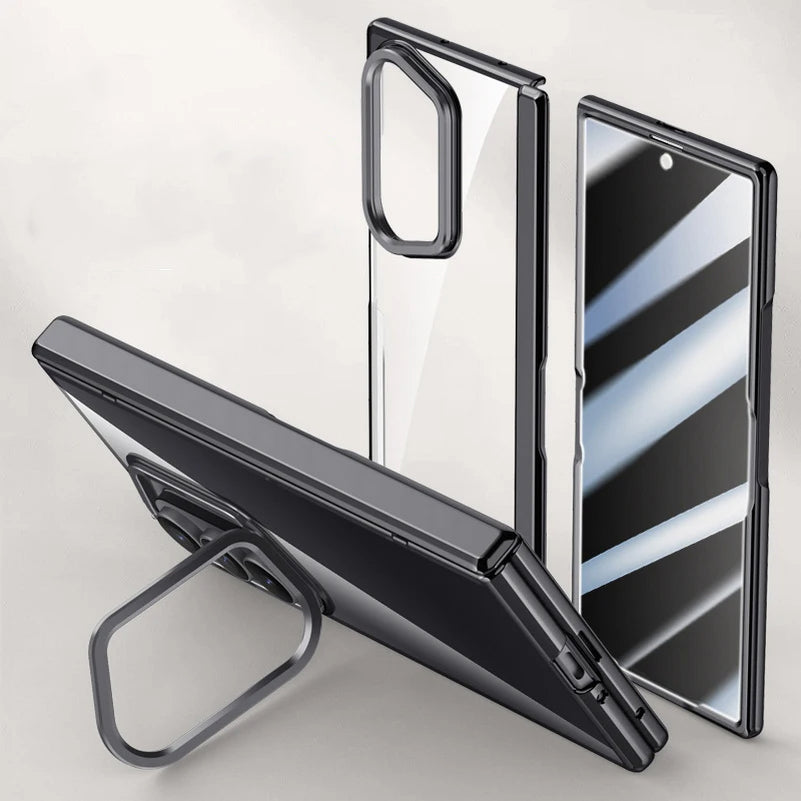 Clear Magnetic Case with Kickstand