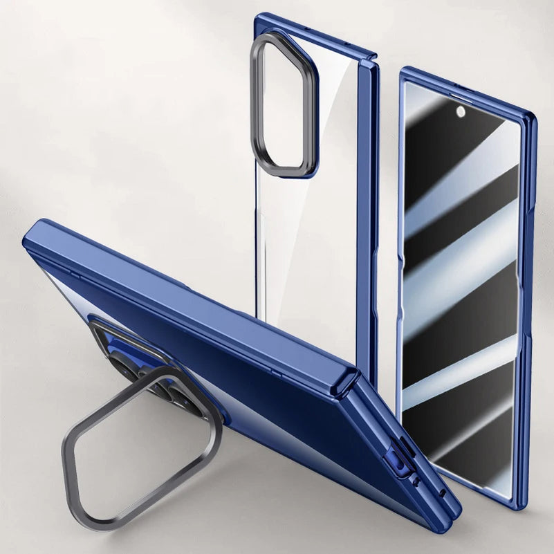 Clear Magnetic Case with Kickstand