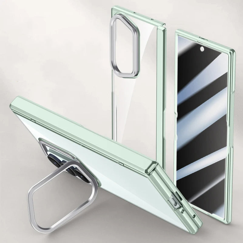 Clear Magnetic Case with Kickstand