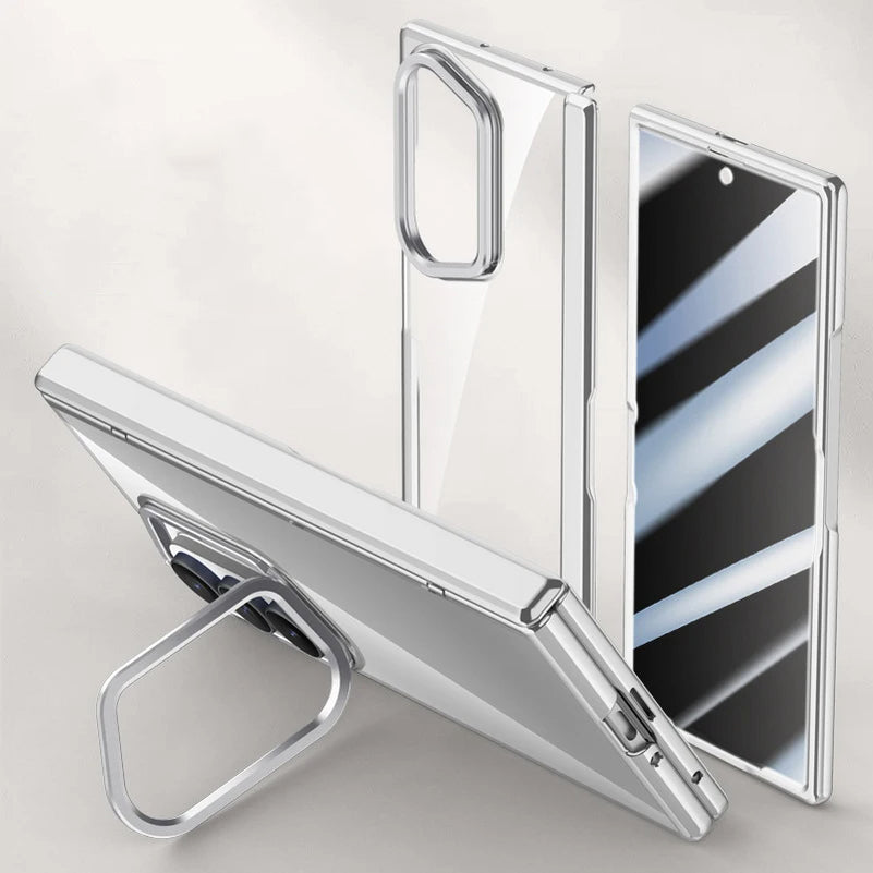 Clear Magnetic Case with Kickstand