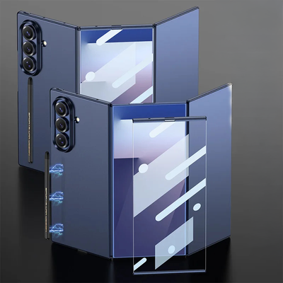 TriFold Armor Glass Case with Hinge Protection