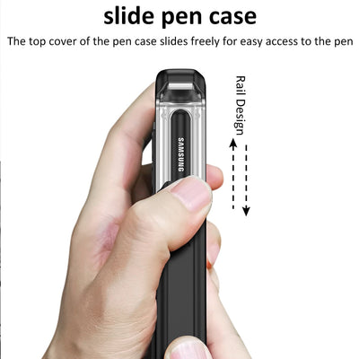 All-included Pen Case With Back Screen Glass Cover For Galaxy Z Fold 4