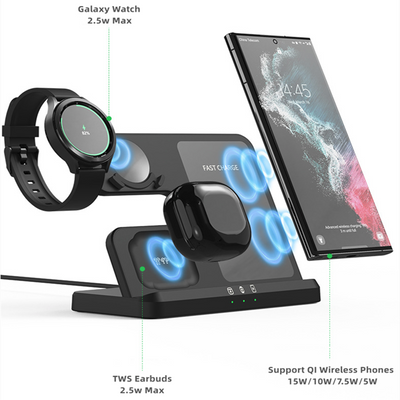 3 in 1 Wireless Charging Station for Samsung Galaxy Z Fold 4