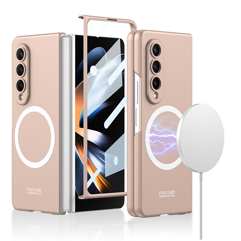 Ultra Thin Magnetic Wireless Charging Case For Samsung Galaxy Z Fold 4