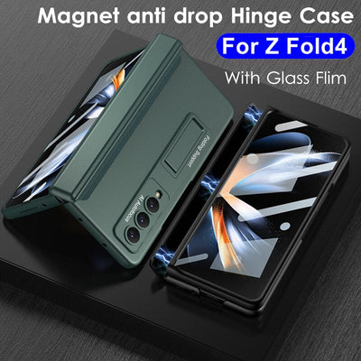 Anti Drop Magnetic case with Kickstand For Samsung Galaxy Z Fold 4