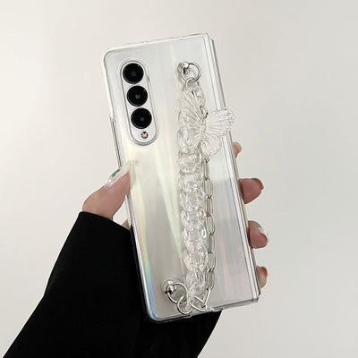 3D Crystal Bracelet Case For Galaxy Z FOLD 4 5G